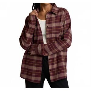 NEW KNOWN SUPPLY unisex shiloh flannel shirt in fudge